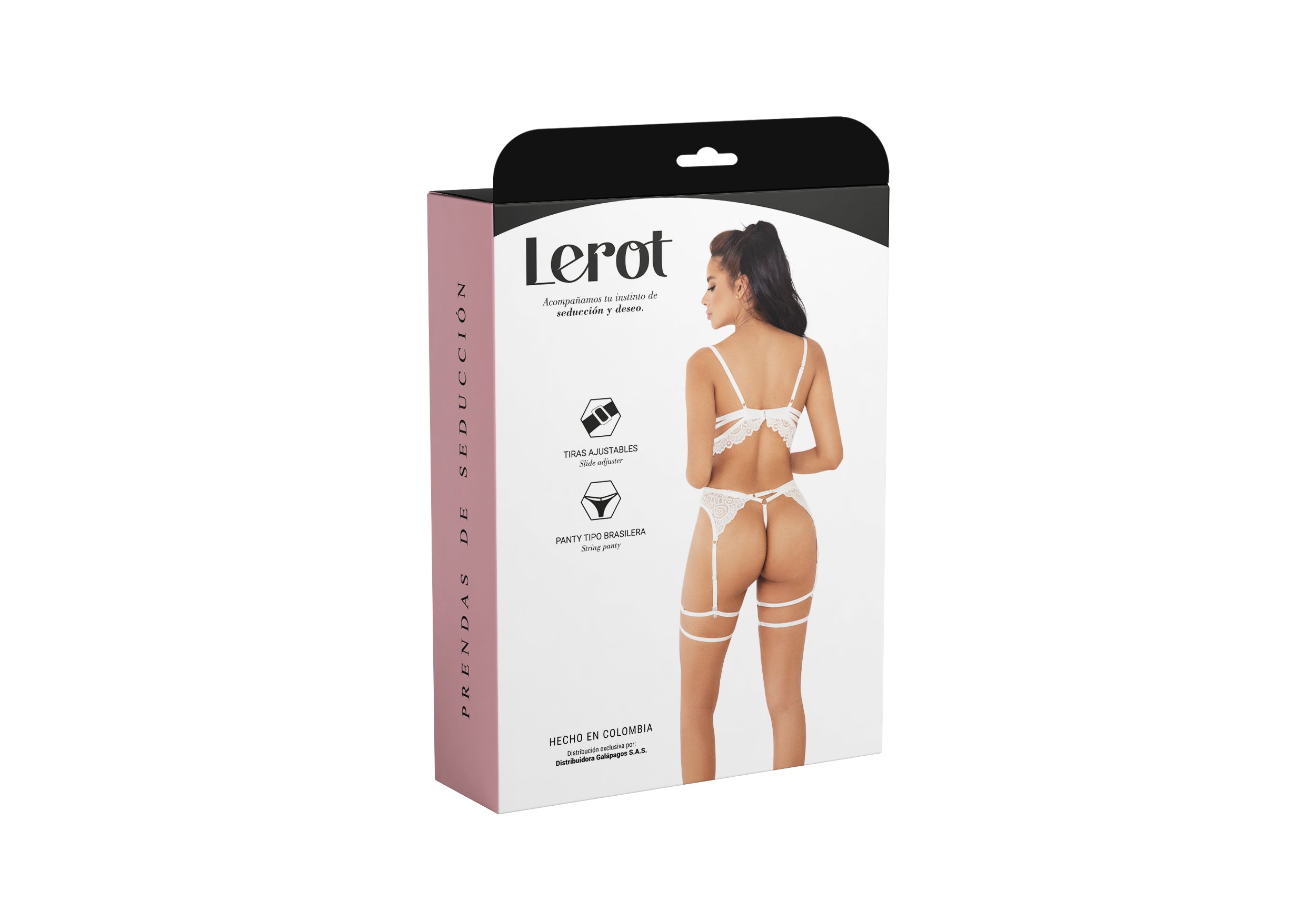 Conjunto Lencería Bella Lerot Marfil