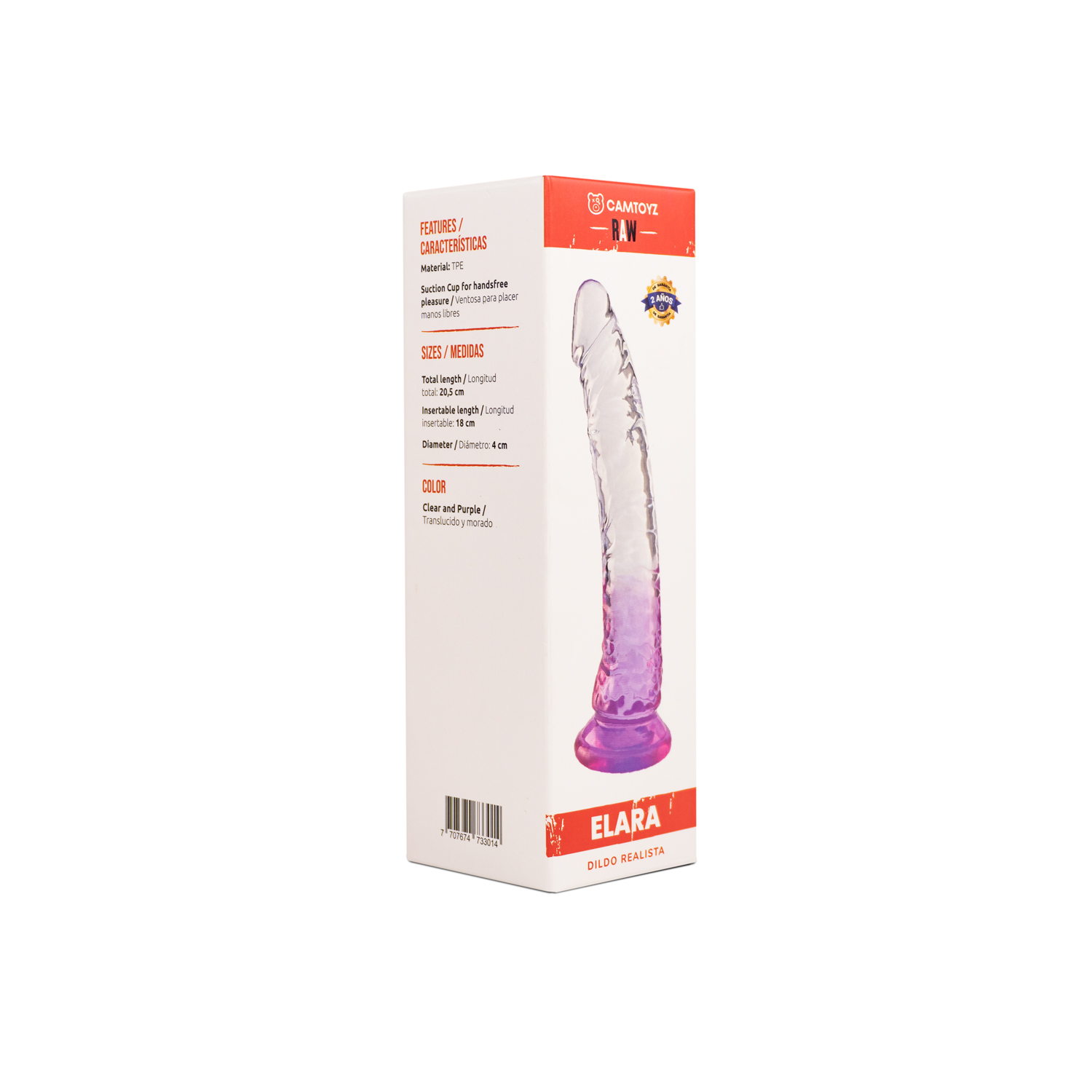 Dildo Realista Elara 20.5 cm Camtoyz