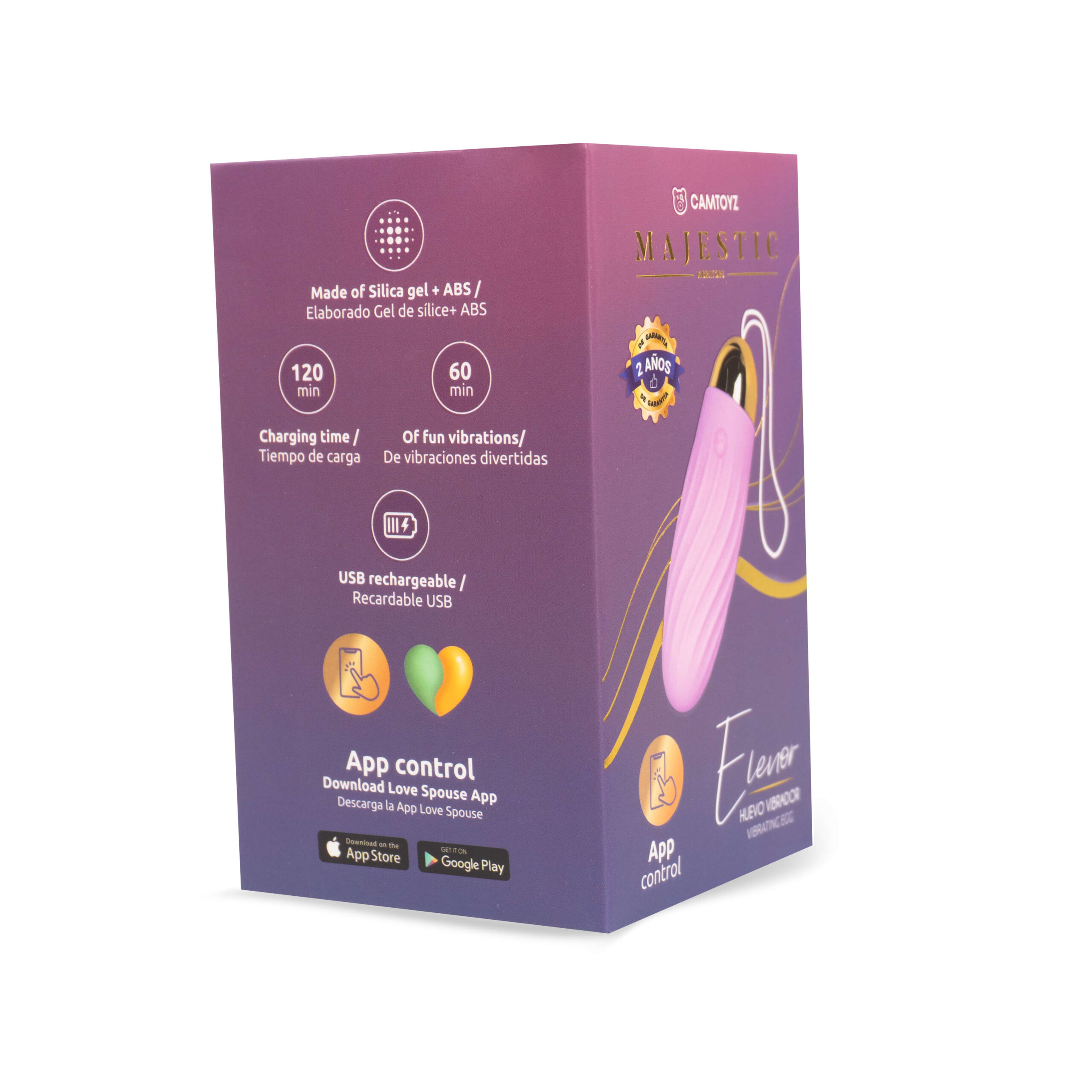 Huevo Vibrador con App Elenor Camtoyz
