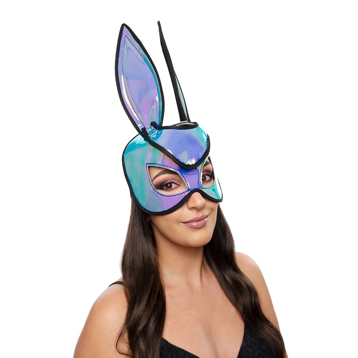 Mascara-de-conejo-tornasol-azul-DistriSex Máscara De Conejo DistriSex