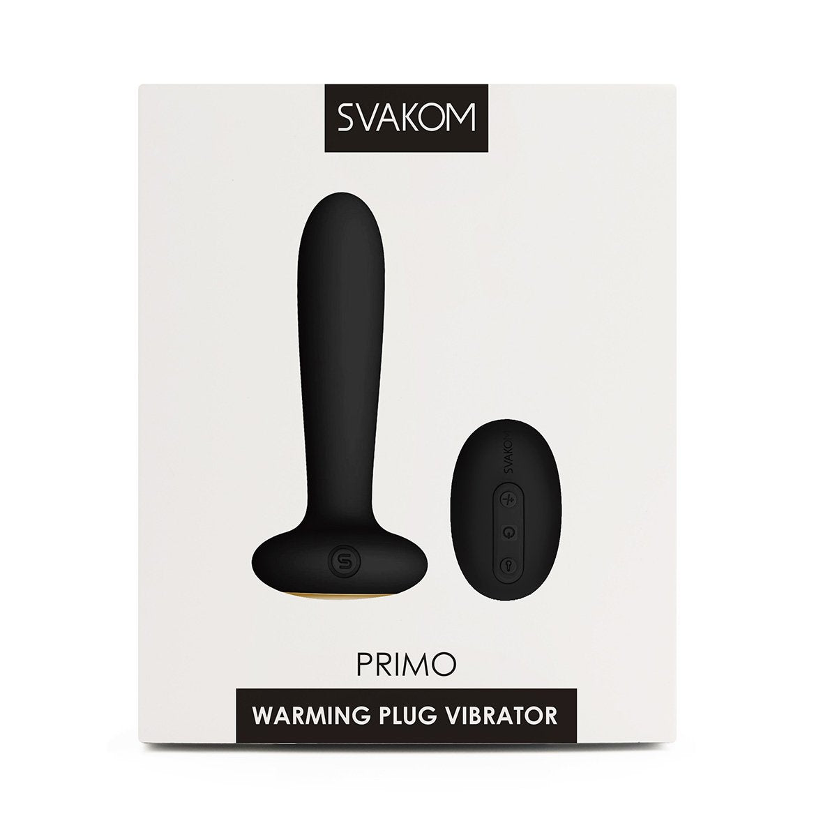 Plug Anal Vibrador Térmico Primo Svakom
