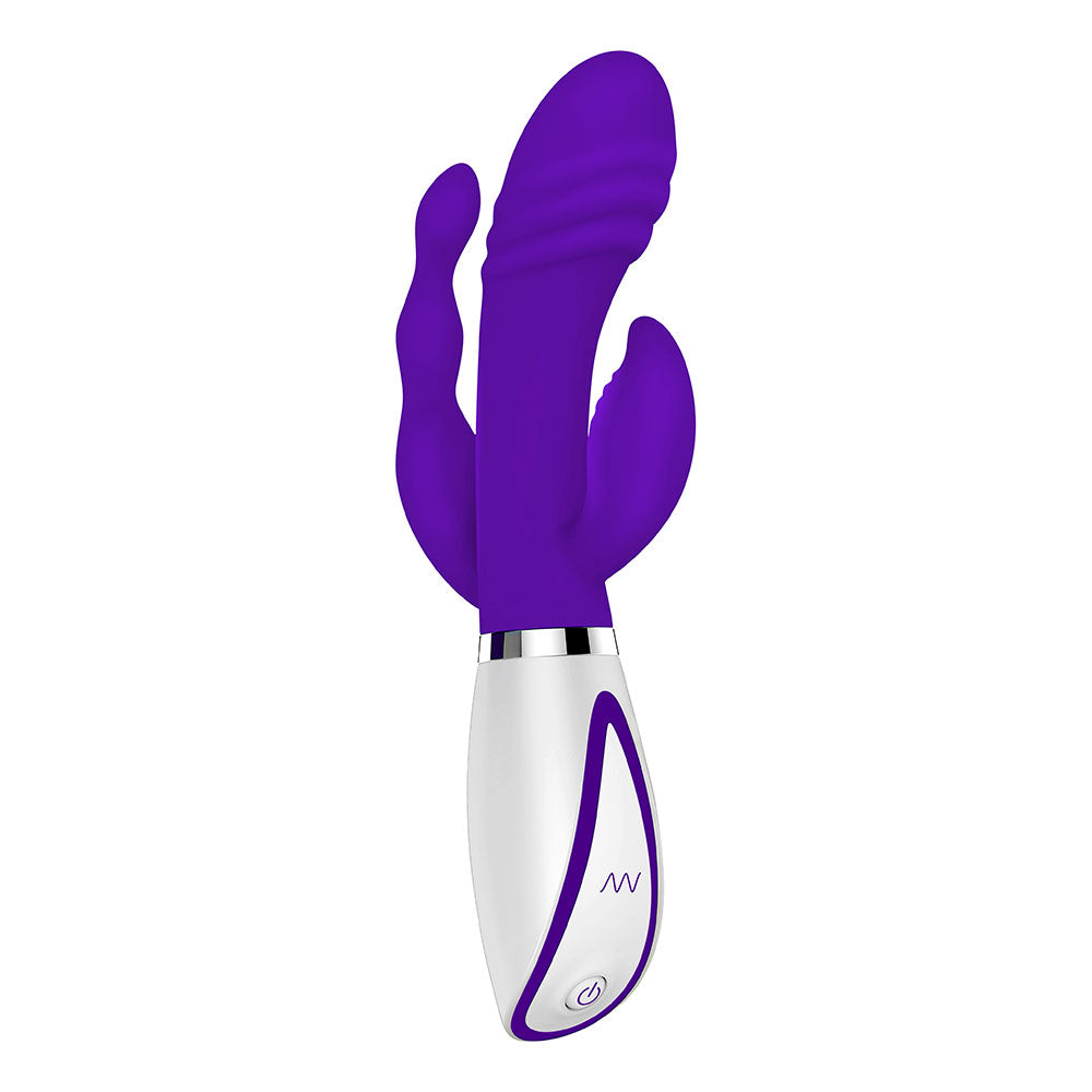 Vibrador-Triple-Play-Morado-Evolved-Distrisexecuador-1