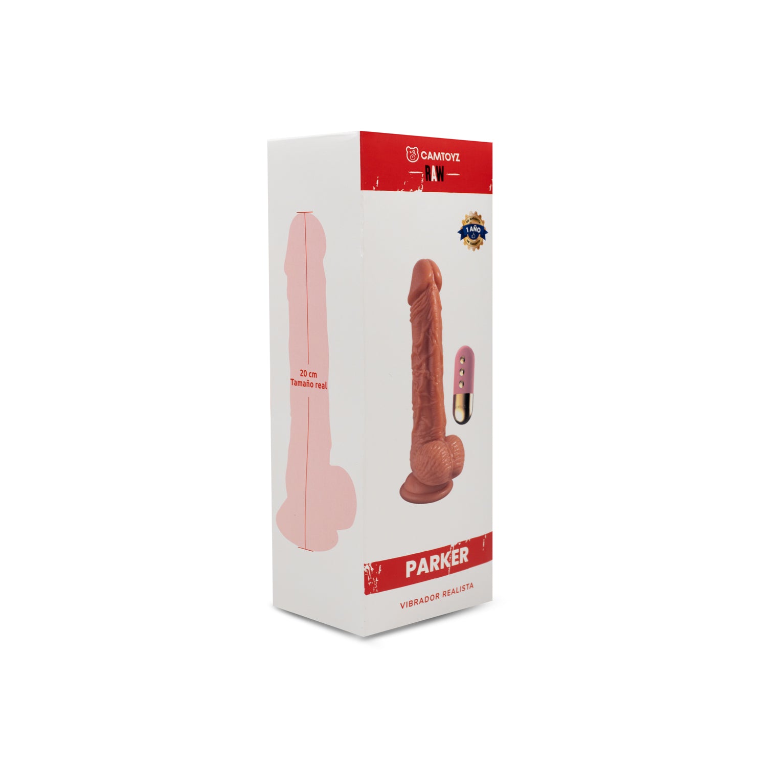 Vibrador realista Parker 20 cm Camtoyz