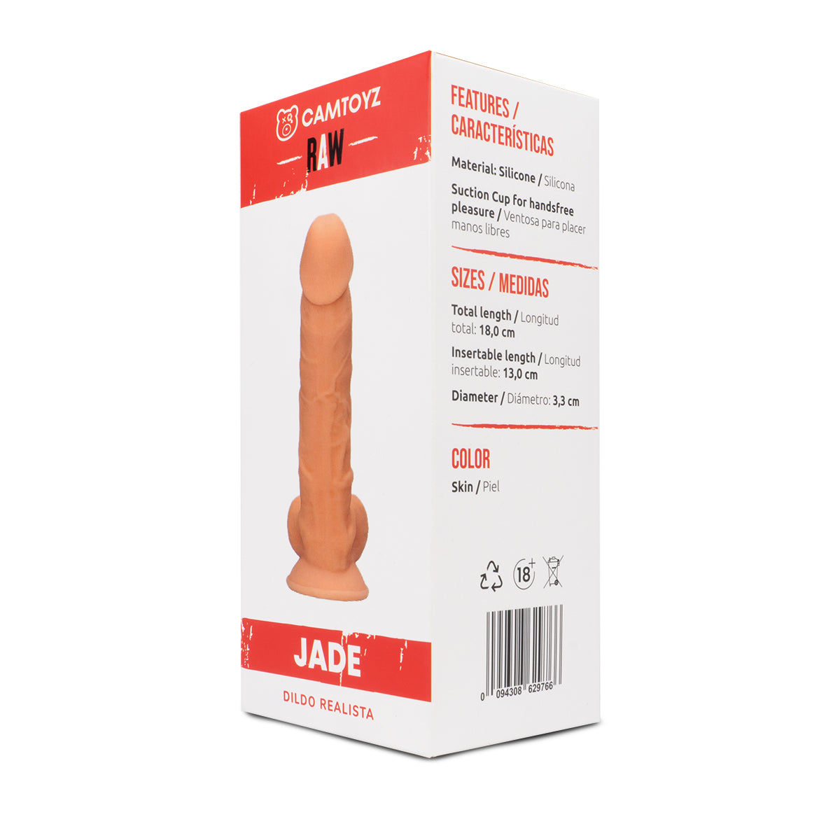 Dildo Jade 18 cm Camtoyz