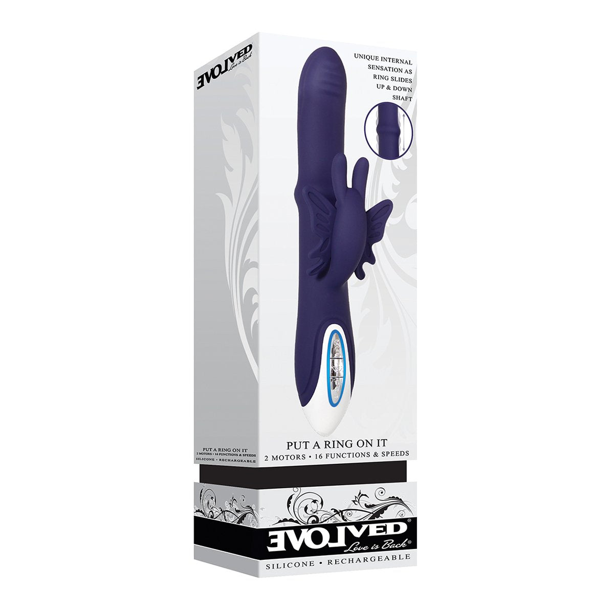 Vibrador con Anillo Masajeador