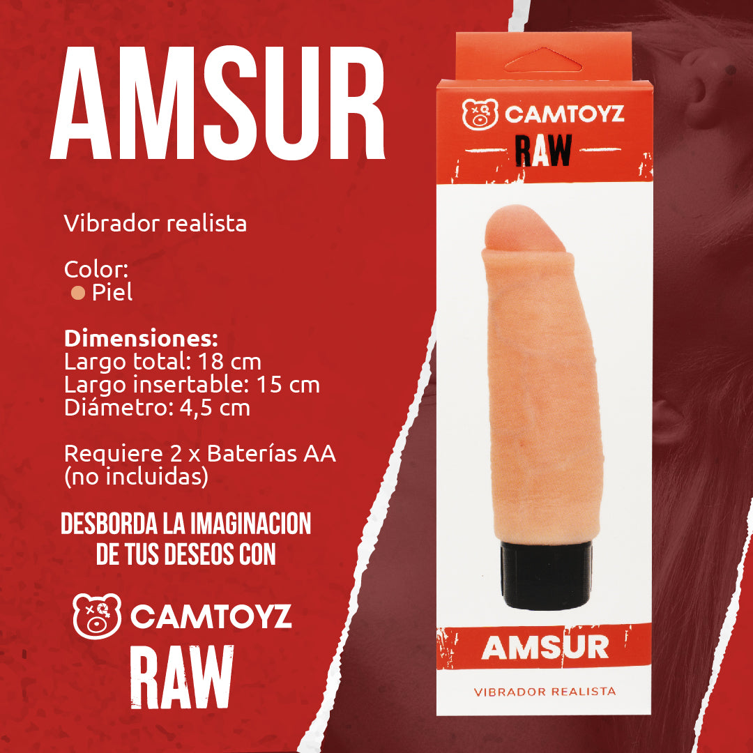 Vibrador Realista Amsur Camtoyz
