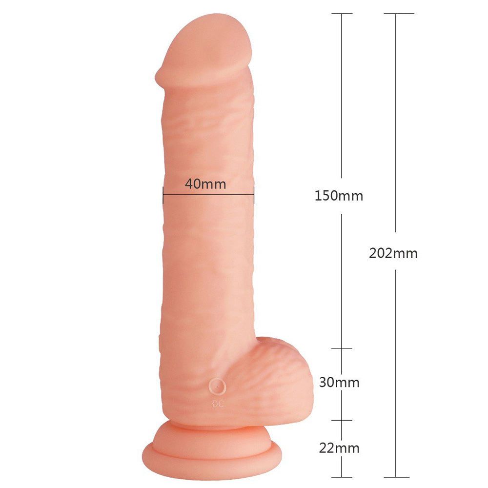 Vibrador Realista Azrael 20,2 cm Camtoyz