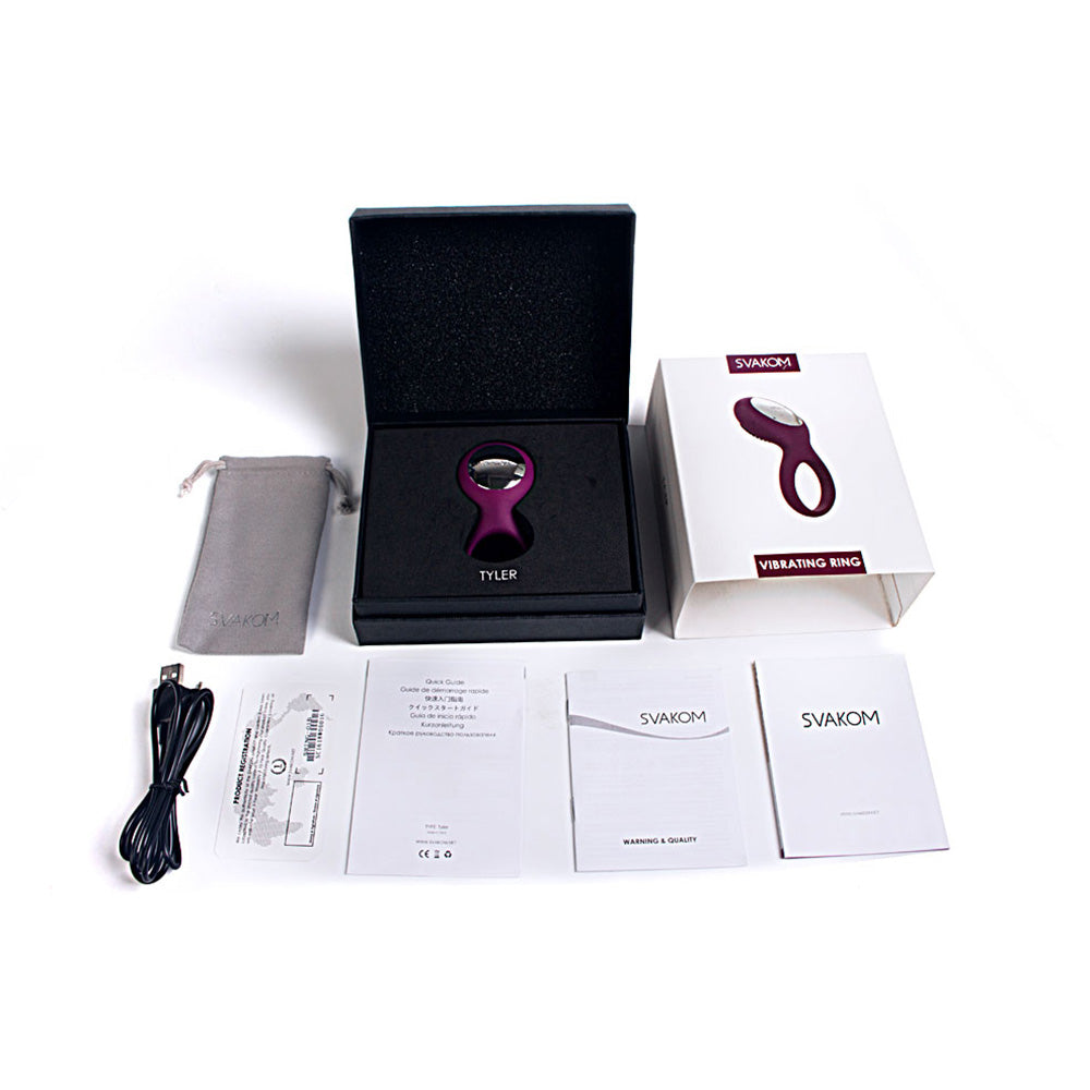 Anillo Vibrador para el pene Tyler Svakom