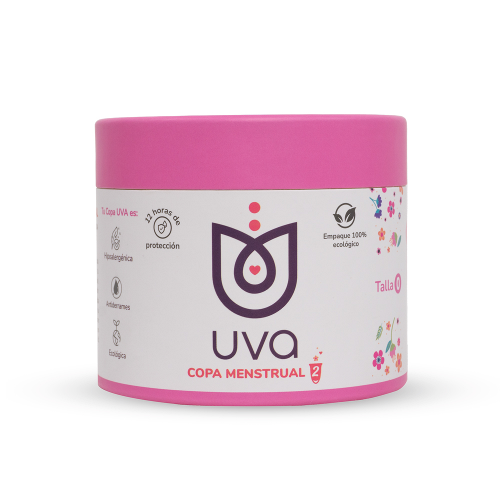 Copa Menstrual UVA 2 Talla 0 Rosada
