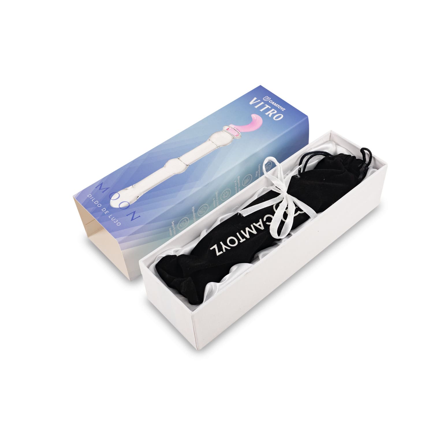 Dildo de Vidrio Moon 17 cm Camtoyz