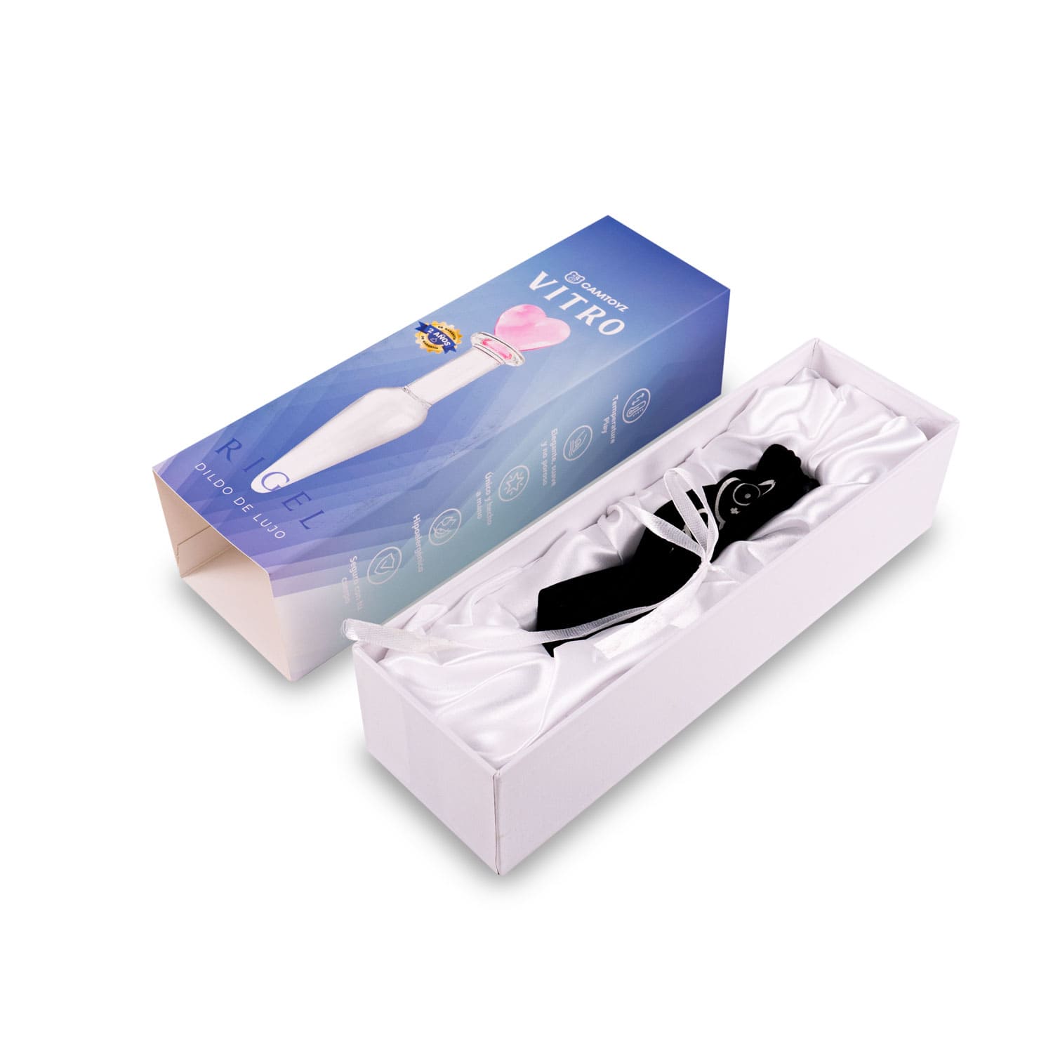 Dildo de Vidrio Rigel 13 cm Camtoyz