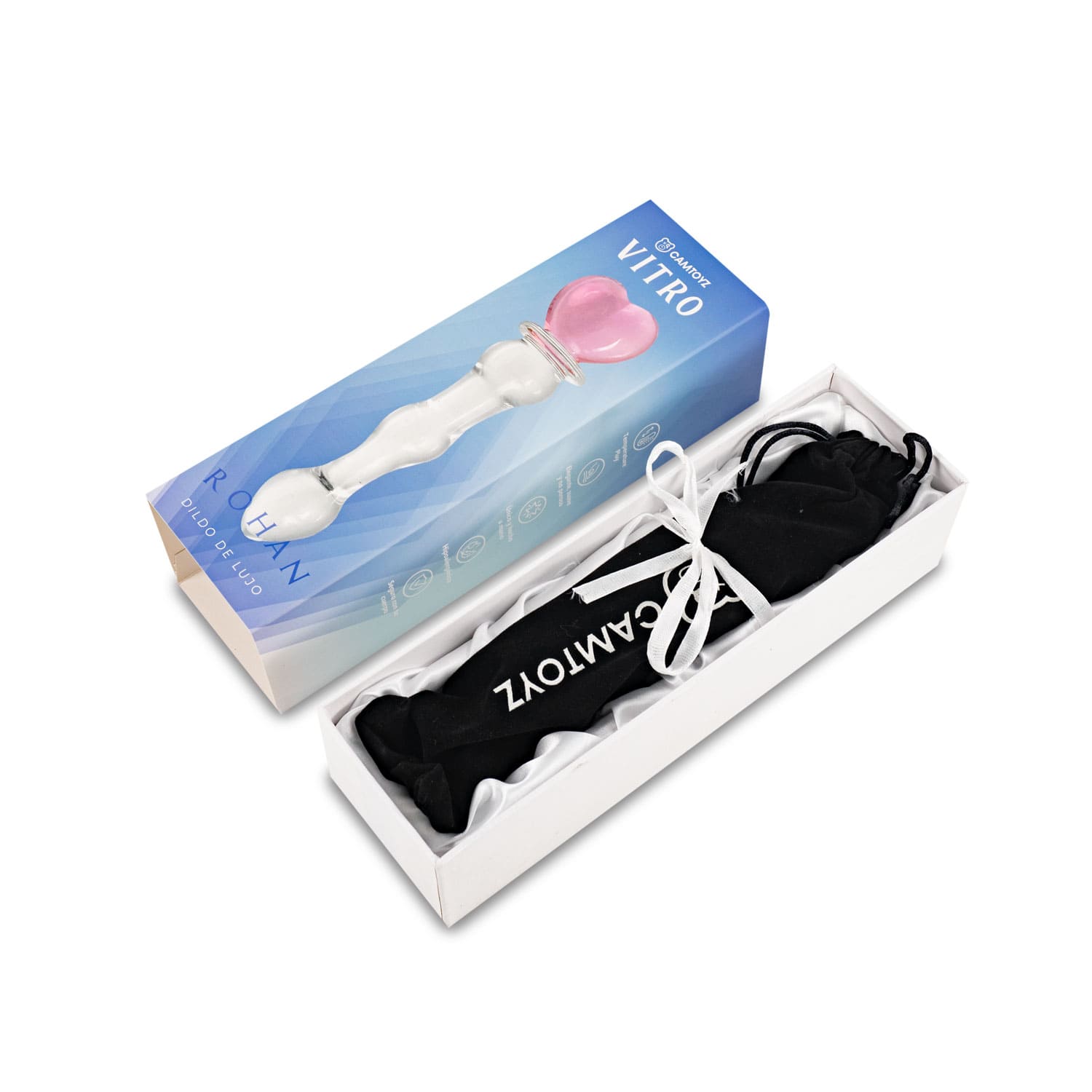 Dildo de Vidrio Rohan 20 cm Camtoyz