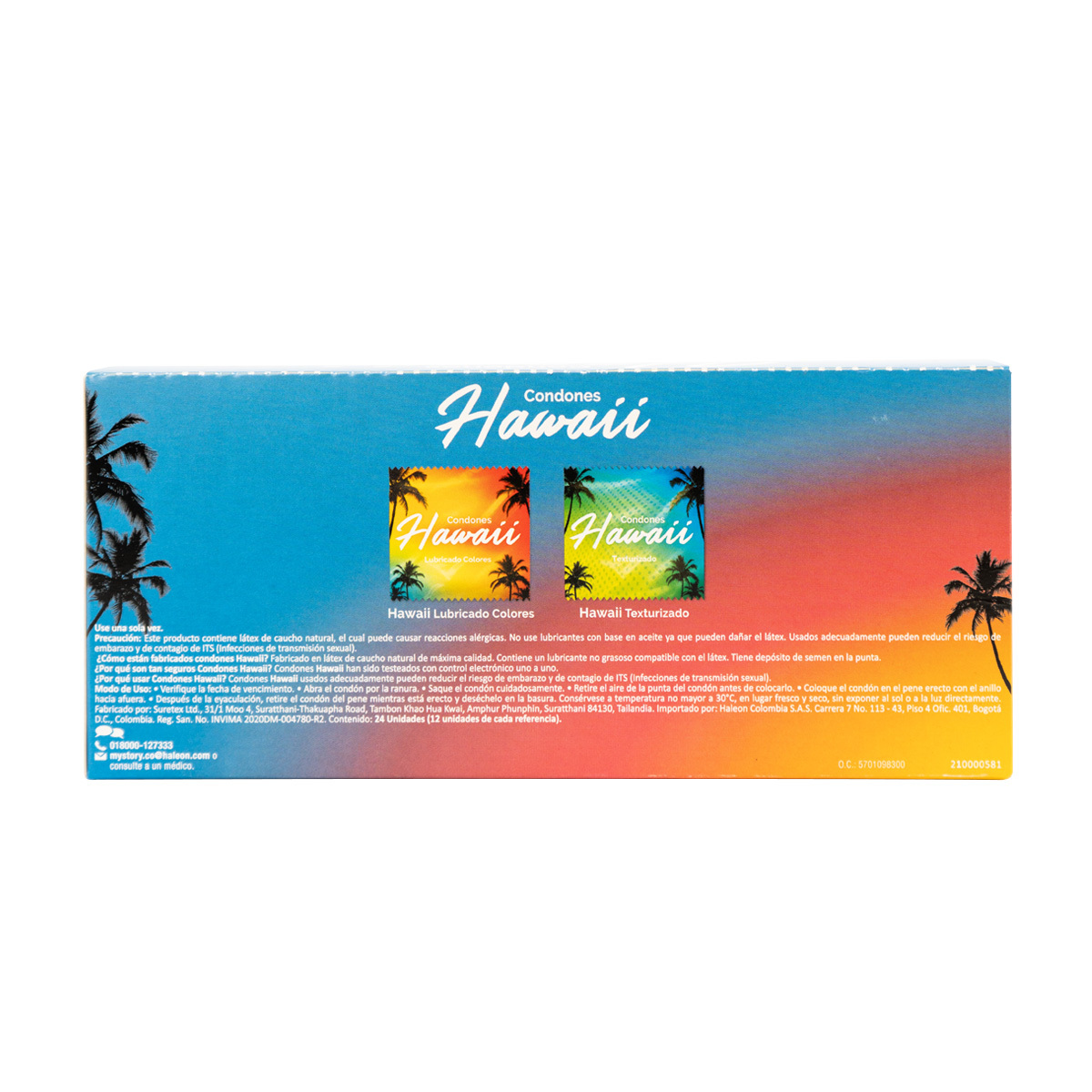 Condones Hawaii x 24 und