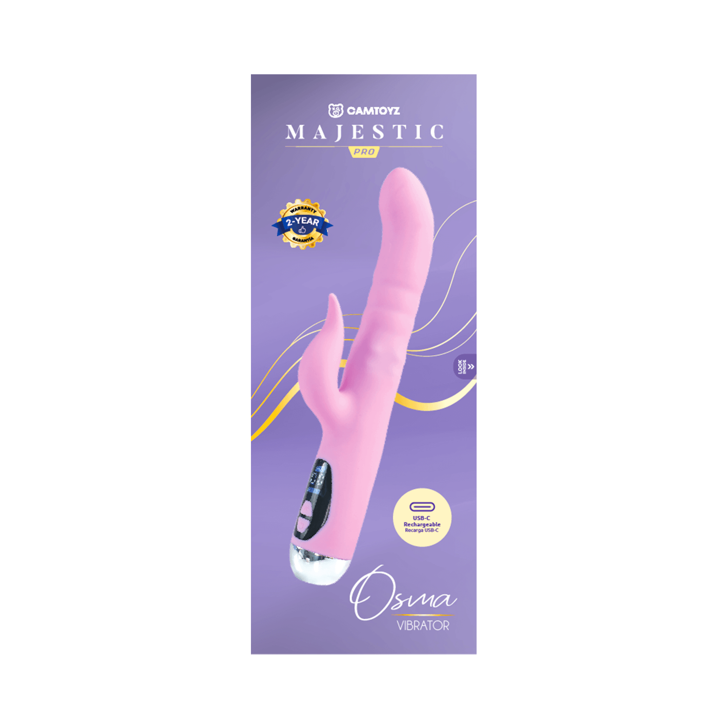 Vibrador Osma con Carga USB-C Camtoyz